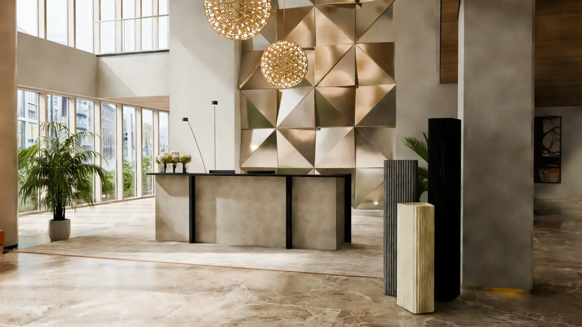 Banque accueil design vero maro