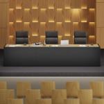 Banque accueil lumineuse ola 4