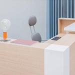 Banque accueil lumineuse tera 7