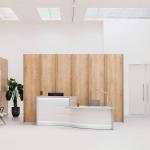 Banque accueil lumineuse valde 16