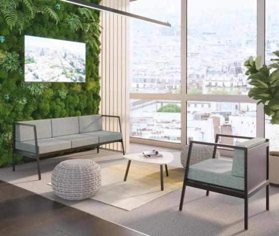 Buronomic alto solutions assise canape 3 places et fauteuil vert eau 1007x850 jpg