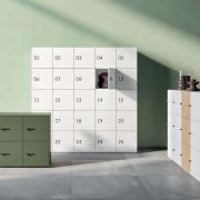 Casiers lockers quadrifoglio