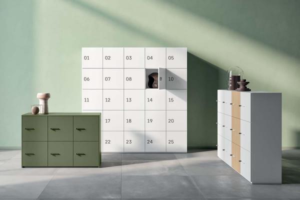 Casiers lockers quadrifoglio