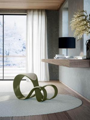 Chaise design quadrifoglio living moon 14