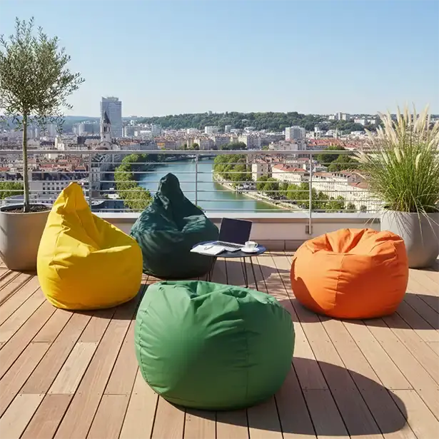 Col verano pouf rond ic