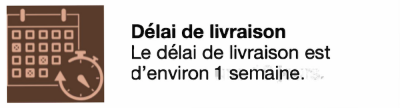 Livraison 1 semaine