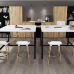 Tabouret dossier bas buronomic 04