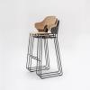 Tabouret haut bois afi mdd 07